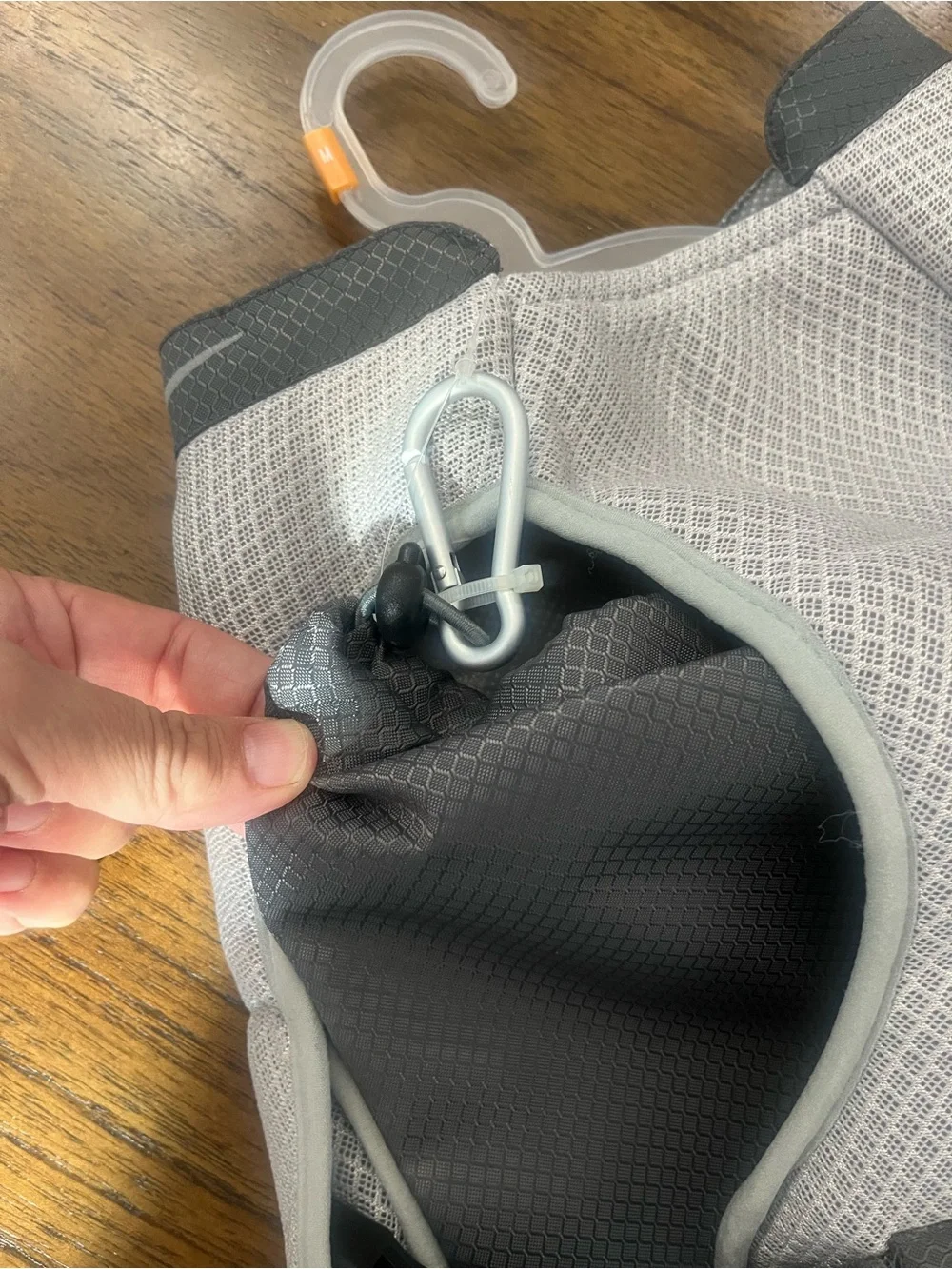 NWT Arcadia Trail Dog Cooling Vest Medium Grey Blue Reflective